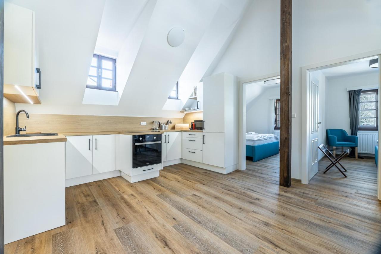 Residence Wurmfeld - Rodinny Apartman S 3 Loznicemi Český Krumlov Exteriör bild